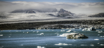 Картинка природа реки озера облака небо горы река лёд