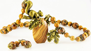 Картинка разное украшения +аксессуары +веера фон бусы серьги ожерелье бижутерия украшение