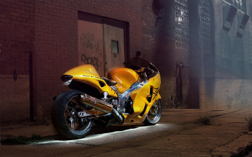 Картинка мотоциклы suzuki hayabusa