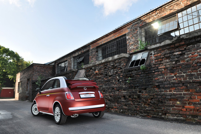 Обои картинки фото автомобили, fiat, 500c, tour, de, pologne