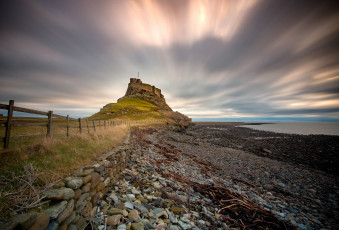 Картинка lindisfarne+castle города замки+англии холм замок