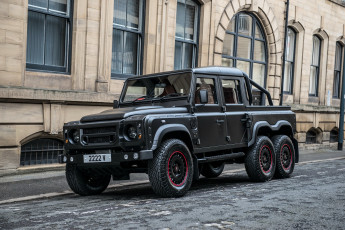 Картинка автомобили land-rover ланд ровер  project kahn flying huntsman 110 double cab pickup concept 2015г