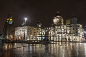 Картинка liverpool+uk города -+улицы +площади +набережные дворец площадь ночь