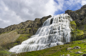 Картинка природа водопады река скалы