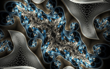 Картинка 3д+графика фракталы+ fractal цвета фон узор