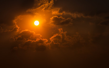 Картинка природа облака тучи солнце