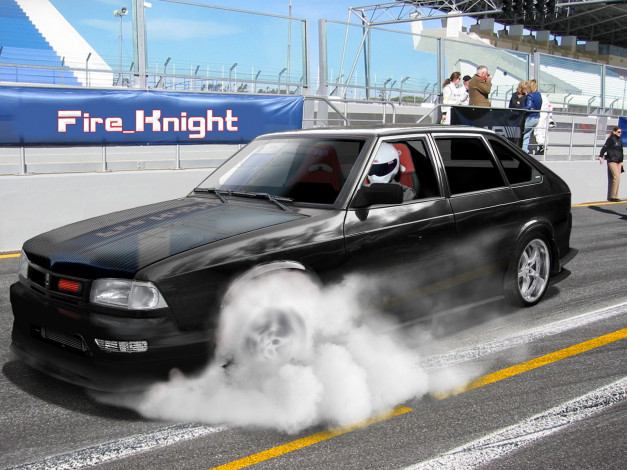 Обои картинки фото москвич-2141, автомобили, выставки и уличные фото, тюнинг, автомобиль