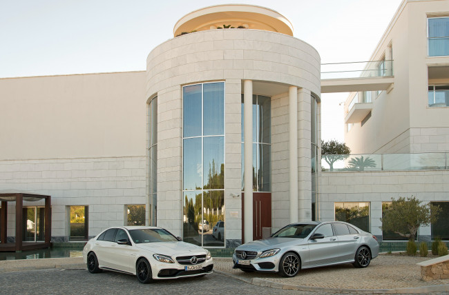 Обои картинки фото автомобили, mercedes-benz, c-klasse, 205, 2014г