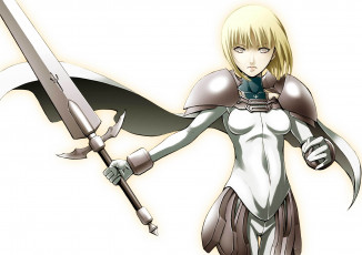 Картинка аниме claymore меч Яги норихиро девушка clare манга