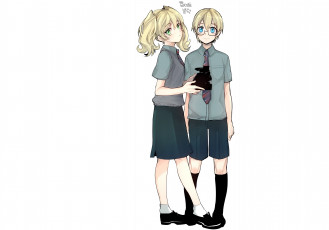 Картинка аниме kekkai+sensen двое