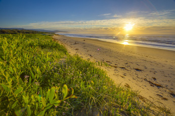 Картинка природа восходы закаты простор