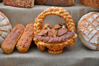 Картинка еда хлеб +выпечка буханка