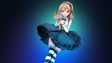 Картинка аниме girls+und+panzer девушка взгляд фон