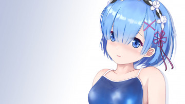 Картинка аниме re +zero+kara+hajimeru+isekai+seikatsu фон взгляд девушка