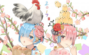 Картинка аниме re +zero+kara+hajimeru+isekai+seikatsu взгляд девушка фон