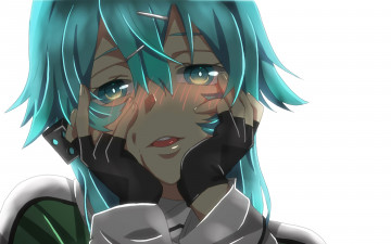 Картинка аниме sword+art+online девушка взгляд фон