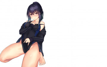 Картинка аниме unknown +другое взгляд девушка фон