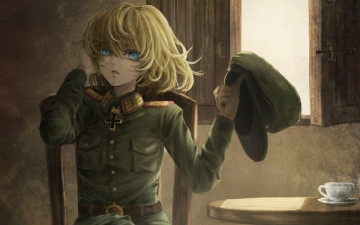 Картинка аниме youjo+senki tanya degurechaff