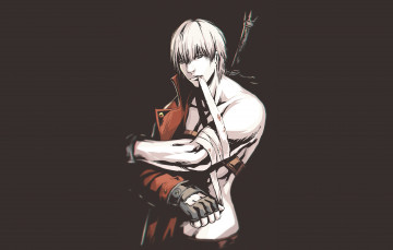обоя аниме, devil may cry, dante