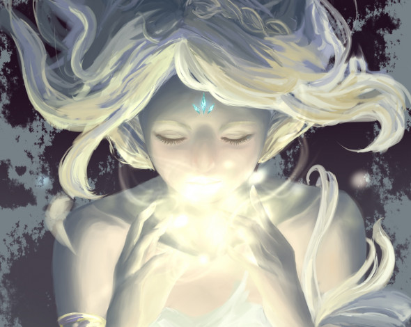 Обои картинки фото аниме, магия,  колдовство,  halloween, арт, фэнтази