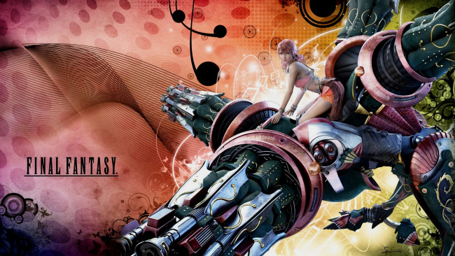 Обои картинки фото видео игры, final fantasy xiii, девушка