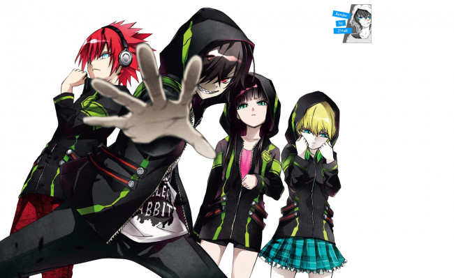 Обои картинки фото аниме, sousei no onmyouji, шимон, бенио, рокуро