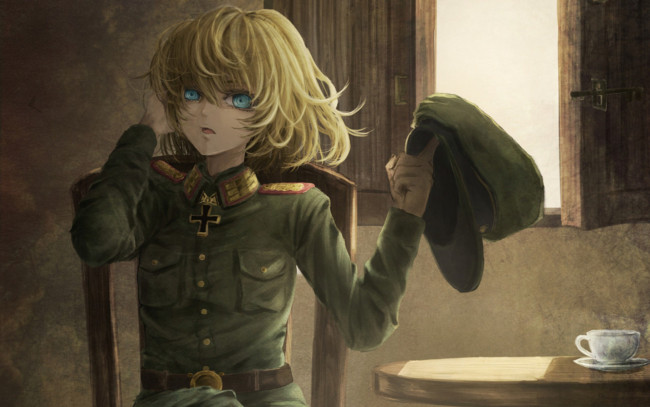 Обои картинки фото аниме, youjo senki, tanya, degurechaff