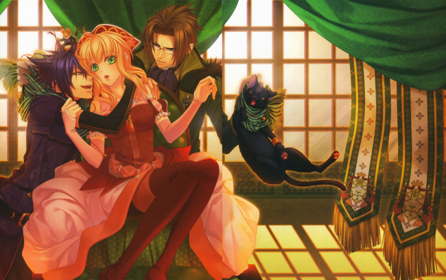 Обои картинки фото аниме, moujuutsukai to oujisama, игра