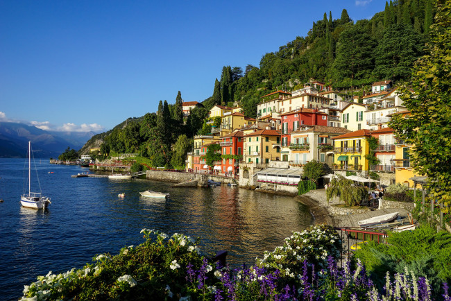 Обои картинки фото города, - панорамы, озеро