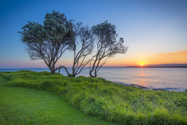 Обои картинки фото природа, восходы, закаты, простор