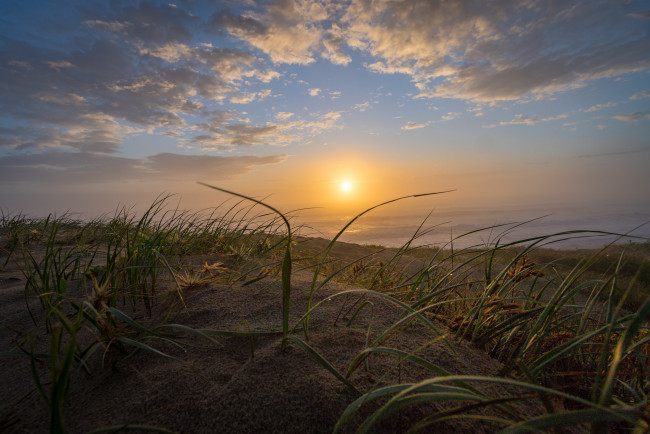 Обои картинки фото природа, восходы, закаты, простор