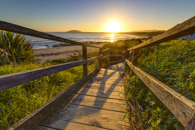 Обои картинки фото природа, восходы, закаты, простор