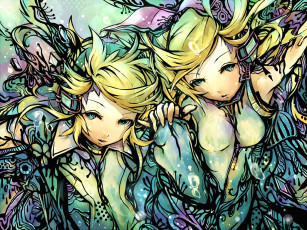 Картинка аниме vocaloid вокалоид