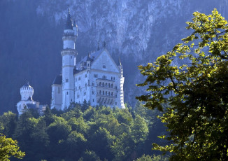 Картинка города замок+нойшванштайн+ германия castle neuschwanstein