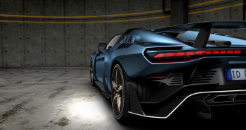 Картинка 2018+italdesign+zerouno+duerta автомобили фрагменты+автомобиля женевский автосалон 2018 rear view zerouno duerta italdesign