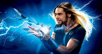 обоя the incredible burt wonderstone, кино фильмы, тату, свет, фокусы, карты, актер, jim, carrey