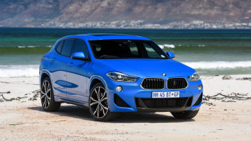 Картинка 2018+bmw+x2+sdrive20i+m+sport автомобили bmw бмв побережье синий m-sport sdrive20i x2 2018