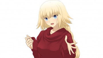 Картинка аниме fate stay+night фон взгляд девушка