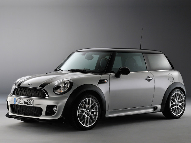 Обои картинки фото автомобили, mini, cooper, jcw, package, мини, светлый