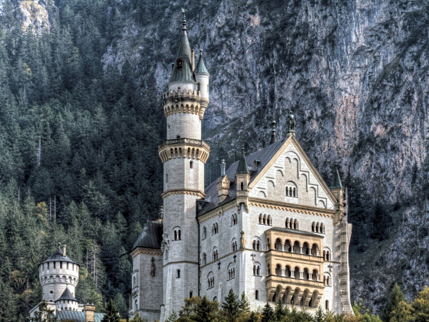 Обои картинки фото города, замок нойшванштайн , германия, castle, neuschwanstein