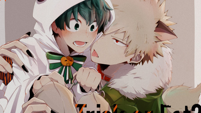 Обои картинки фото аниме, boku no hero academia, парни