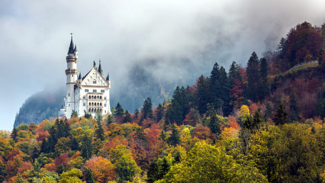 Обои картинки фото города, замок нойшванштайн , германия, castle, neuschwanstein