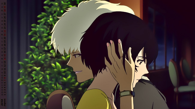 Обои картинки фото календари, аниме, женщина, девушка