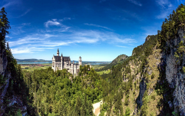 Обои картинки фото города, замок нойшванштайн , германия, castle, neuschwanstein