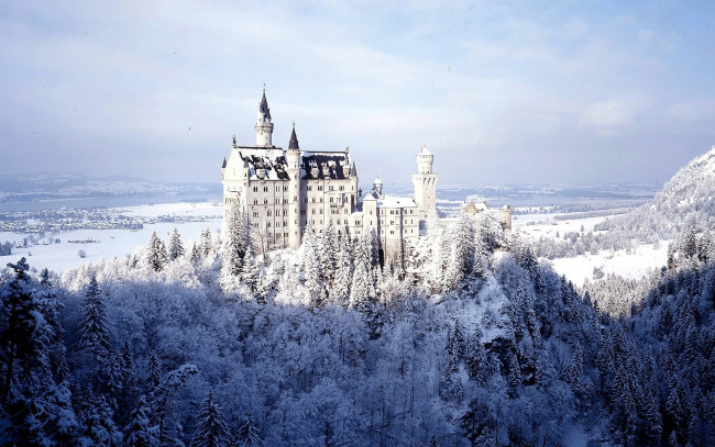 Обои картинки фото города, замок нойшванштайн , германия, castle, neuschwanstein