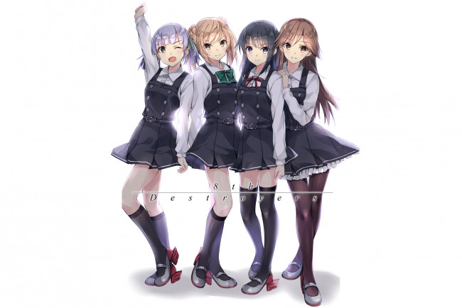 Обои картинки фото аниме, unknown,  другое , девочки