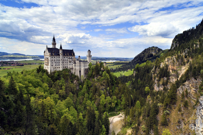 Обои картинки фото города, замок нойшванштайн , германия, castle, neuschwanstein