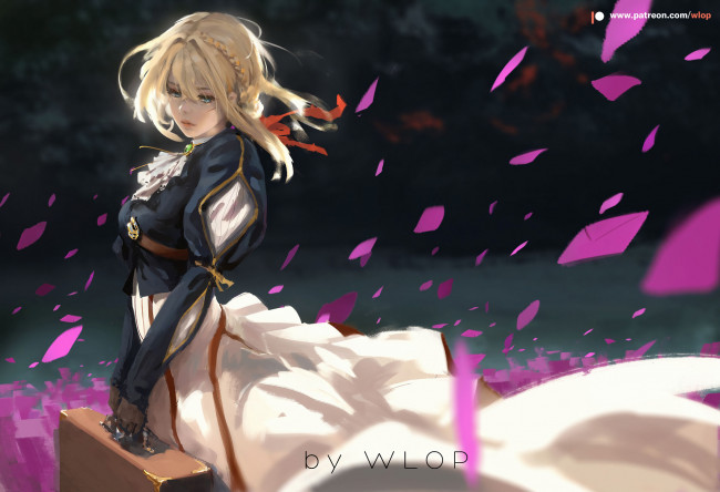 Обои картинки фото аниме, violet evergarden, девушка