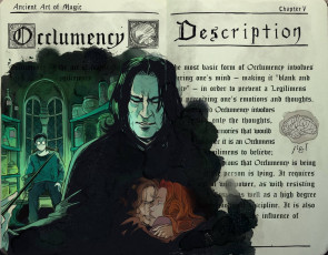 Картинка рисованное комиксы профессор хогвардс книга снейп окклюменция кабинет гарри поттер