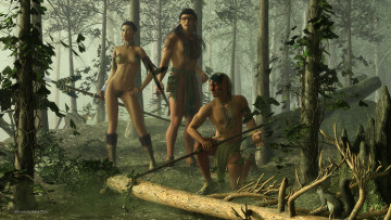 Картинка 3д+графика фантазия+ fantasy девушка взгляд фон